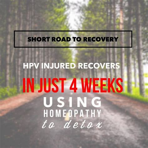 HPV Vaccine side effects gone in 4 weeks using homeopathy