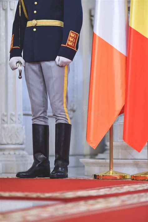 Guard of Honor during a Military Ceremony Stock Image - Image of ...