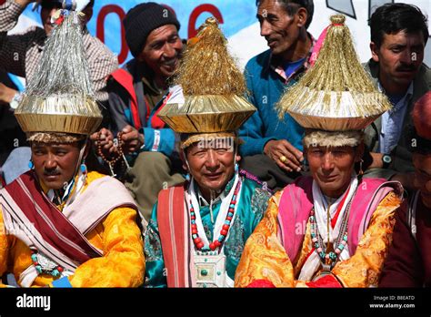 Traditional dresses of adviser of local king at Leh, Ladakh, Jammu ...