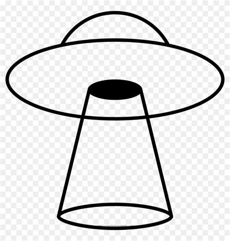 Flying Saucer Coloring Page - Easy Alien Spaceship Drawing, HD Png ...