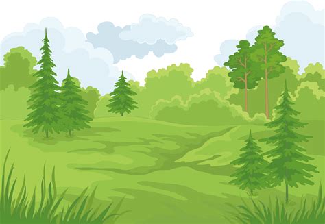 Forest clipart landscape, Forest landscape Transparent FREE for ...