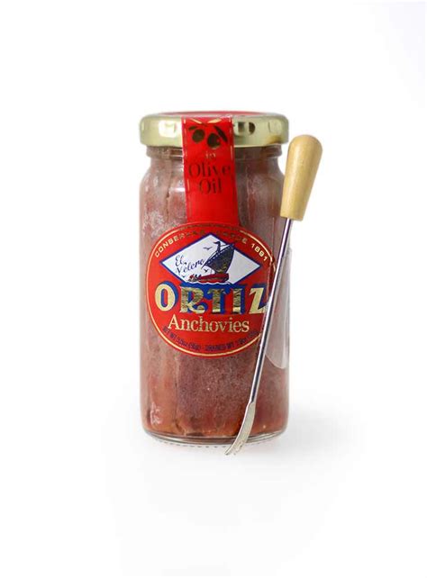 Ortiz Anchovies in Olive Oil – Jar – Caputo's Market & Deli