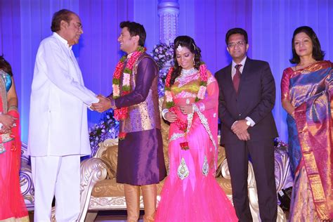 Celebrities at Raja Wedding Reception Photos