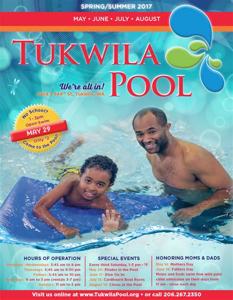 Cover 2017 Spring Tukwila online brochure | Tukwila Pool