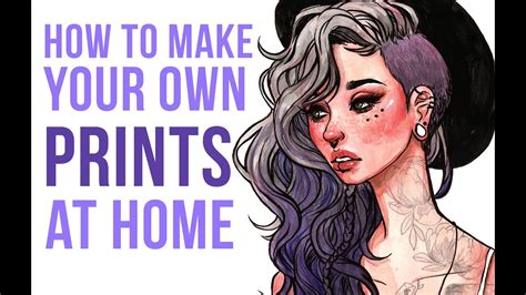 How To Print Your Own Art Prints At Home - Printable Form, Templates ...