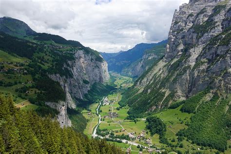 Beautiful Lauterbrunnen valley from a paragliding perspective! : r/travel