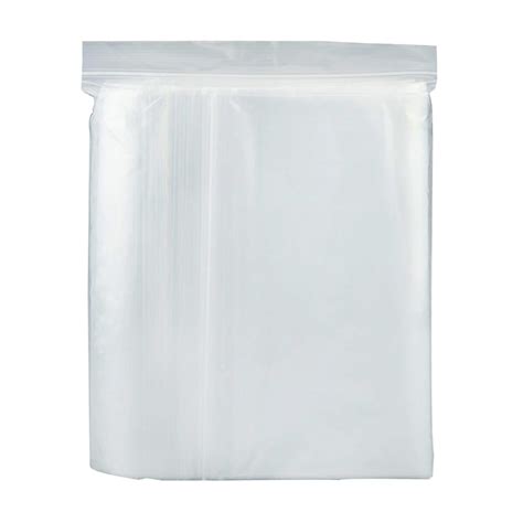 100X Clear Poly Bags 8" x 10" Heavy Duty Reclosable 2 Mil Zip Top ...