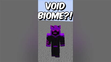 Minecraft VOID BIOME??? - YouTube