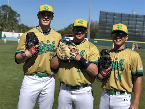 Kmet (left) has given Notre Dame baseball a lift with fellow freshmen ...