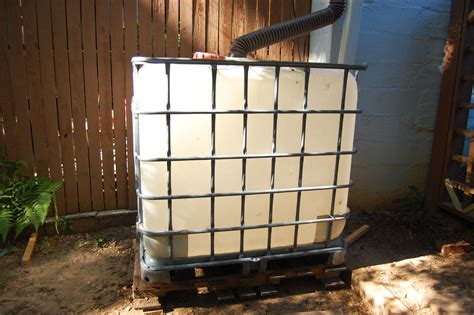 275 gallon IBC Tote rain collection system | Rain water collection ...