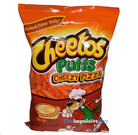 Cheetos Puffs Cheezy Pizza | Japanese snack food, Snacks, Cheetos flavors