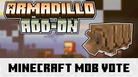 Armadillo Addon (1.20) - Minecraft Mob Vote 2023 - 9Minecraft.Net