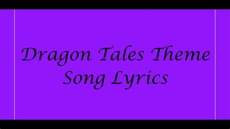 Dragon Tales Theme Song Lyrics Acordes - Chordify