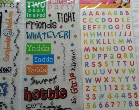 Slumber Party Girl Power Friends Scrapbook Fanatic Alphabet ...