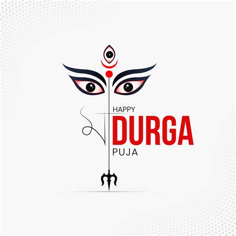 Happy Durga Puja Social Media post . maa durga face gold color ...