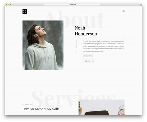 Best Personal Website Templates : Free download the biggest collection ...