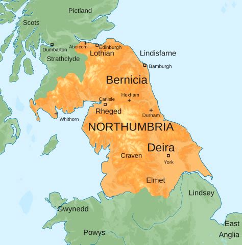 File:Map of the Kingdom of Northumbria around 700 AD.svg - Wikipedia