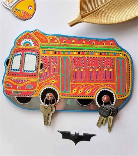 Buy Red creative key holder designs Inspired by Truck art in Pakistan ...