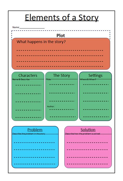 Free Editable Story Elements Graphic Organizer Examples | EdrawMax Online