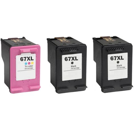 Remanufactured HP 67XL Inkjet High Capacity Pack - 3 Cartridges