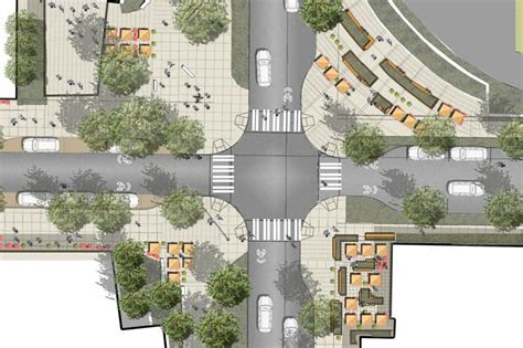 Roosevelt Streetscape | Urban landscape design, Streetscape design ...