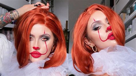 MRS PENNYWISE - IT HALLOWEEN MAKEUP TUTORIAL | JAMIE GENEVIEVE | Es ...