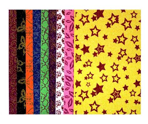 Multicolor A4 Glitter Foam Sheet Design at Rs 120/packet in Mira ...