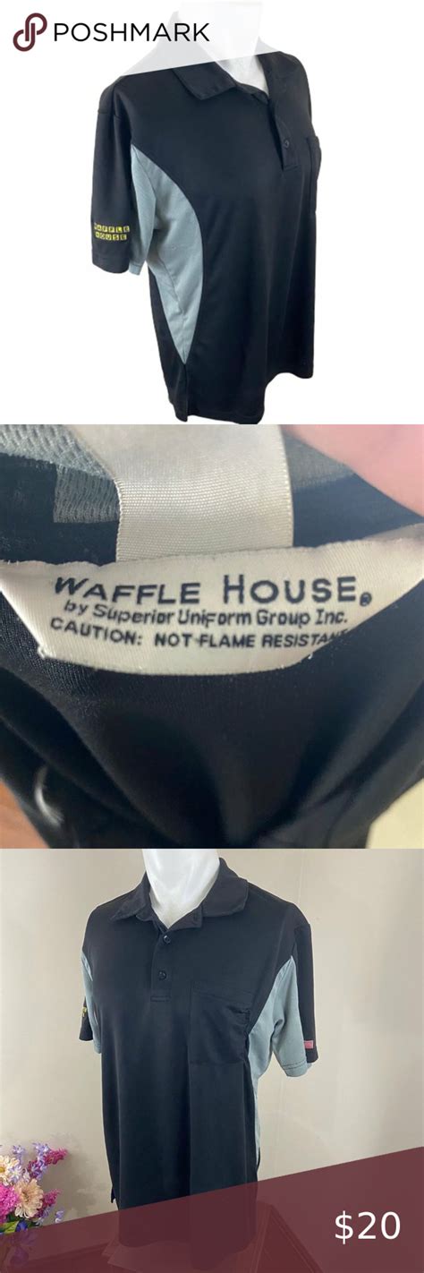 Unisex Waffle House Uniform Top Size Large Waffle House Unisex Uniform ...