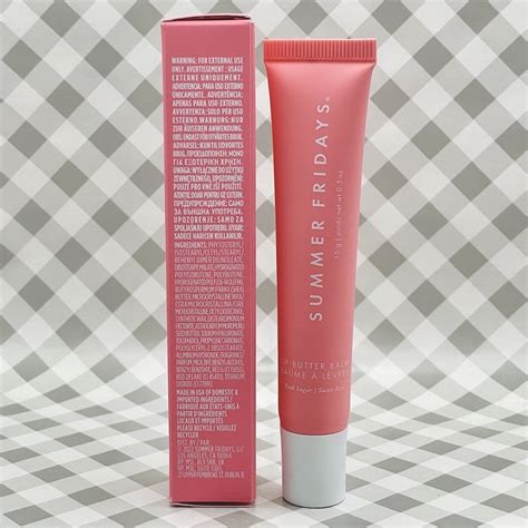 Summer Fridays PINK SUGAR Lip Butter Balm 0.5oz/15g New Shade! ••NEW IN ...