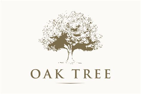 Oak Tree Logo Design Graphic by byemalkan · Creative Fabrica