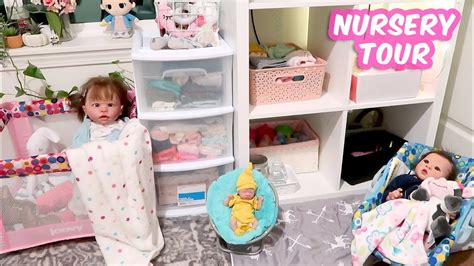 Reborn Nursery Tour - Making a Smaller Nursery in My Room - YouTube