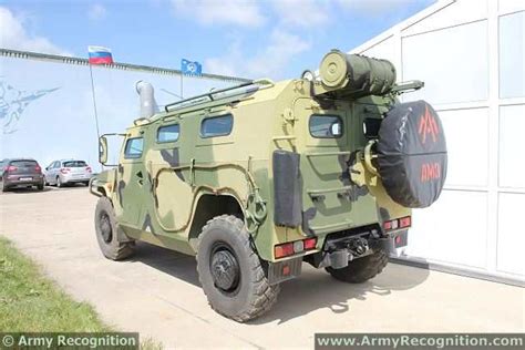 Tigr-M GAZ-233114 4x4 multipurpose tactical armoured vehicle technical ...