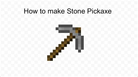 Download Minecraft Stone Pickaxe Png Minecraft Stone Pickaxe PNG Image ...