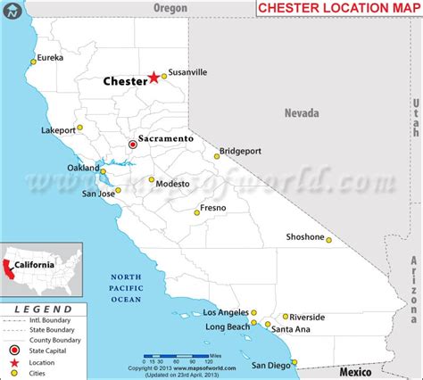 Where is Chester, California