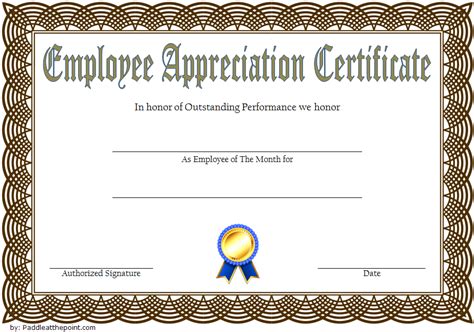 Free Employee Appreciation Printables