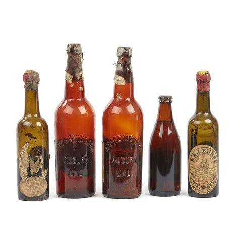 Five Antique Beer Bottles | Witherell's Auction House