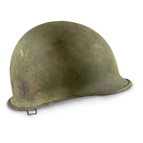 U.S. Military Surplus M1 Steel Helmet, Used - 625529, Helmets ...