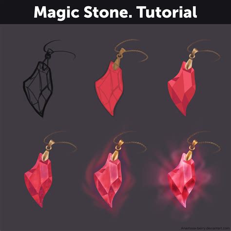 Magic Stone. Tutorial by Anastasia-berry on DeviantArt