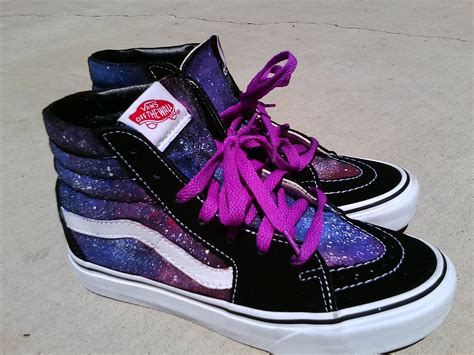 Galaxy Vans Sk8 Hi-Tops. by xheraldxofxhopex on DeviantArt