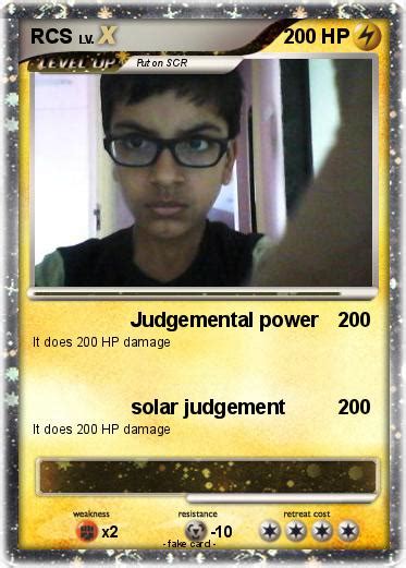 Pokémon RCS 4 4 - Judgemental power - My Pokemon Card