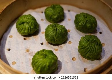 Chinese Dim Sum Green Xiao Long Stock Photo 2226581521 | Shutterstock