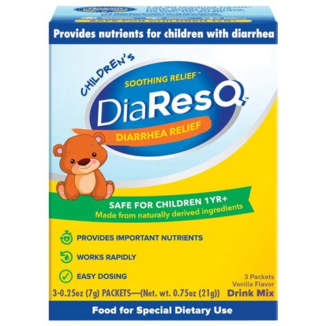 DiaResQ Children's Soothing Diarrhea Relief - Shop Digestion & Nausea ...