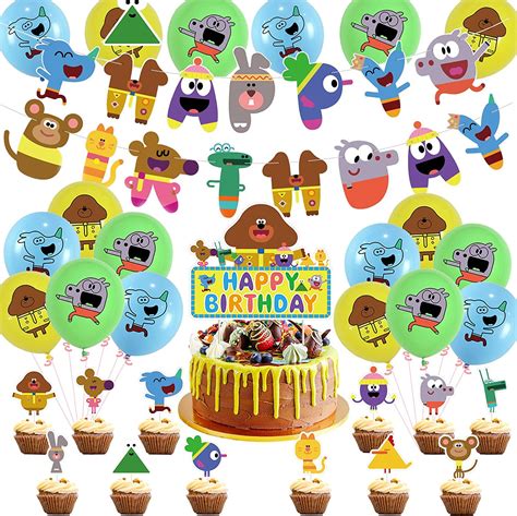 Palegg Hey Duggee Party Decorations Hey Duggee Birthday Party Supplies ...