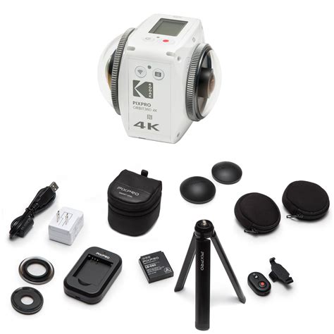 Kodak PIXPRO ORBIT360 4K Spherical VR Camera ORBIT3604K-WH B&H