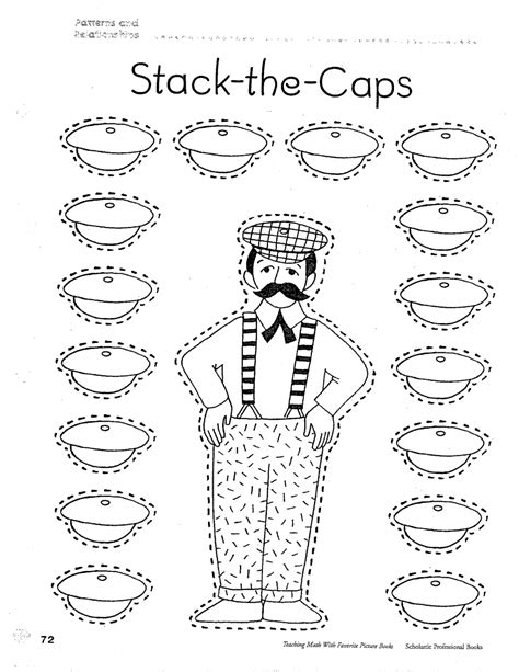 Caps For Sale Worksheet Printable | Template Business PSD, Excel, Word, PDF