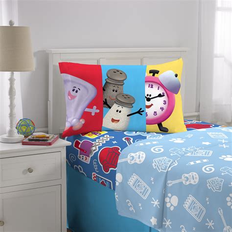 Blue's Clues & You Kids Twin Sheet Set, Blue, Nickelodeon - Walmart.com