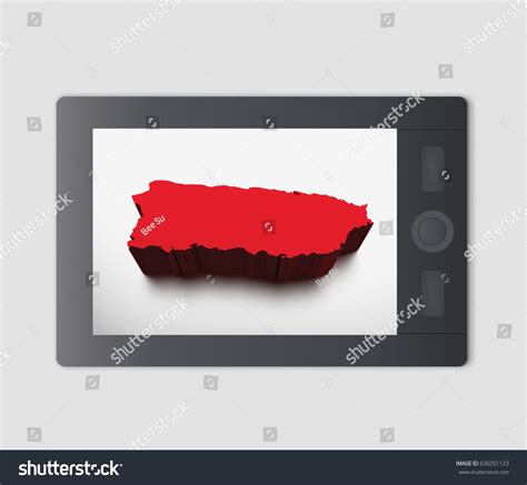 Puerto Rico 3d Map Illustration Stock Illustration 630251123 | Shutterstock