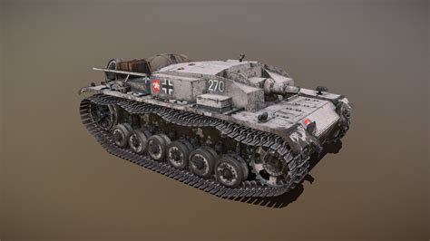 Stug III E - 3D model by Krzysztof Kapica (@chirs_kapica) [e6e2112 ...