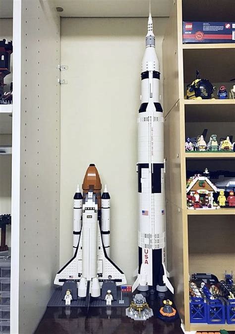 LEGO NASA Apollo Saturn V display ideas