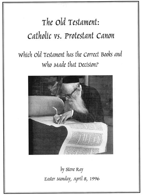 Canon of the Old Testament - Catholic or Protestant Collection ...